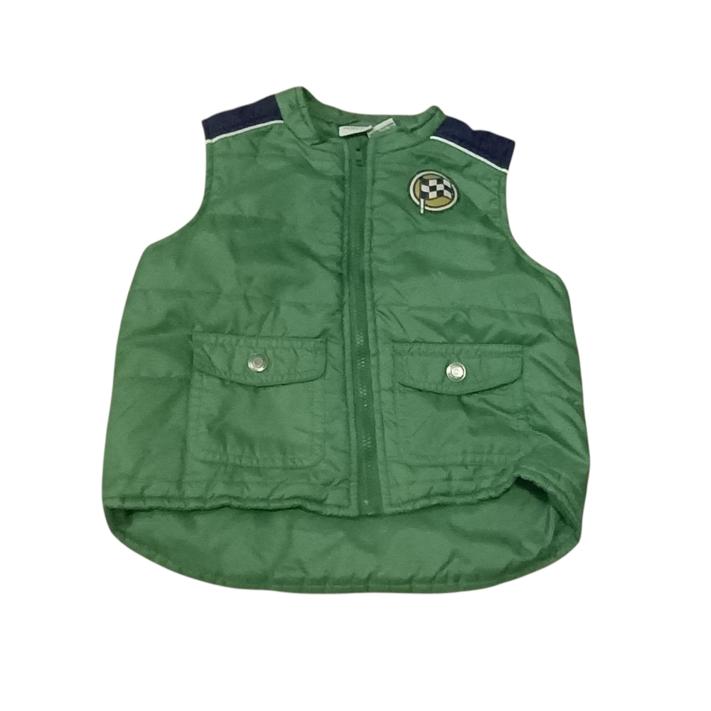 Sonoma Green Baby 24M Vest with Race Car Design light Weight Puffer Vest